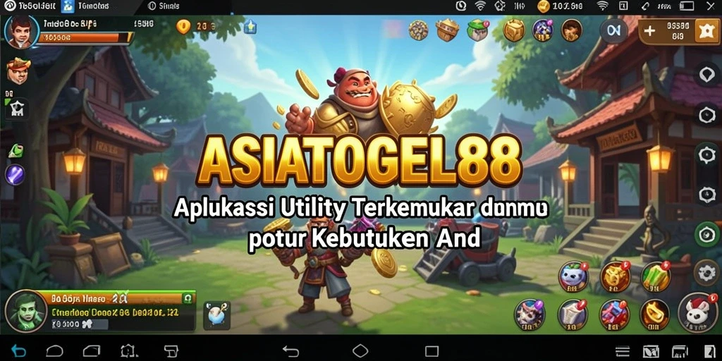 Tampilan utama ASIATOGEL88 dengan fitur-fitur Utility yang menarik.