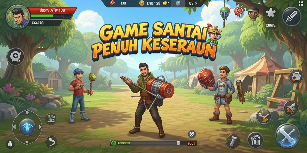 Tangkapan layar dari gameplay santai dan seru ATM138.