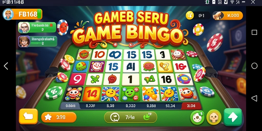Tampilan gameplay seru dalam game Bingo FB168.