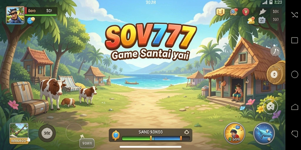 Tampilan gameplay SOV777 yang menyenangkan dan penuh warna.